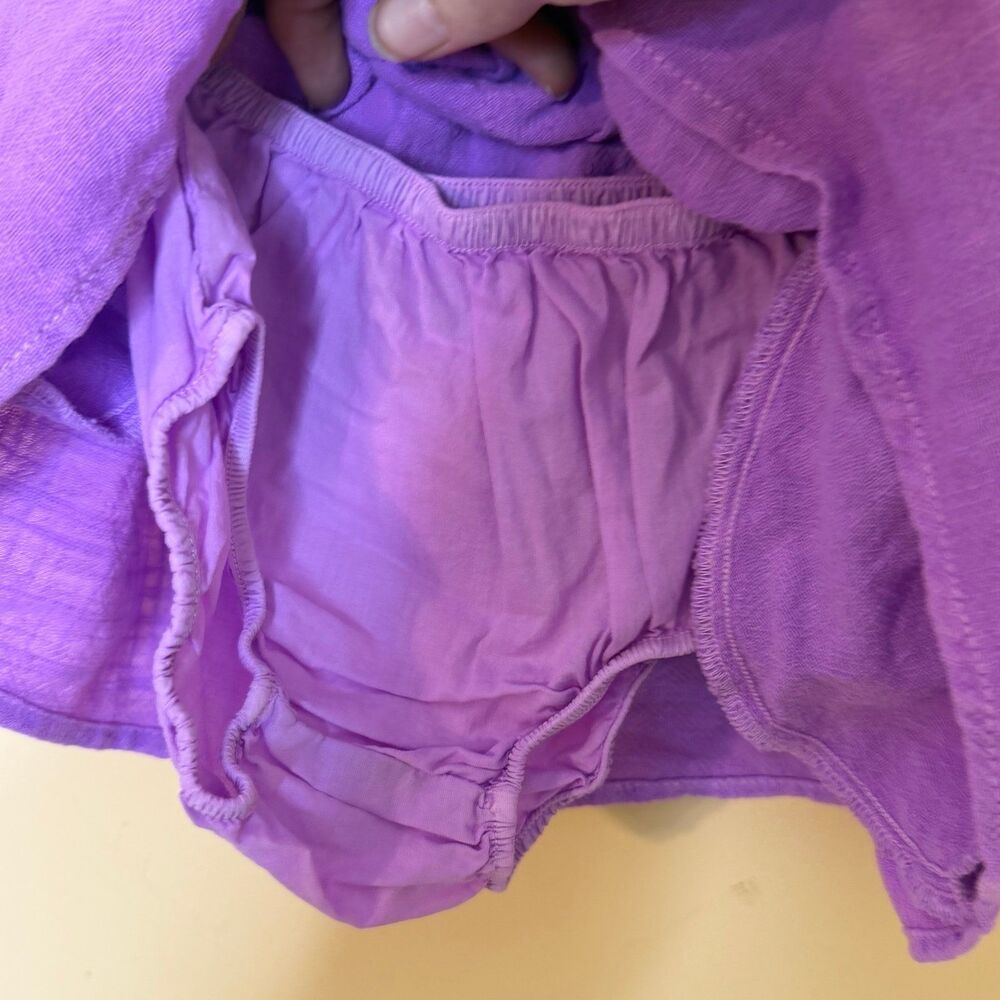 NWT cat & Jack toddler girls dress with bloomers purple size 18 months - Picture 3 of 6